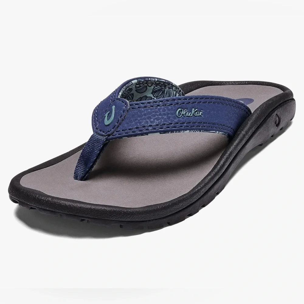 VGUC Sz. 9/10 OLUKAI Ohana Boy's Beach Sandals, Quick-Dry Flip-Flop